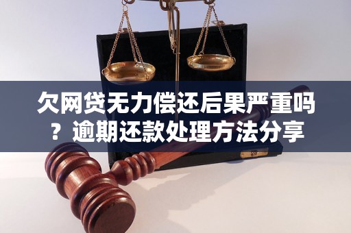 欠网贷无力偿还后果严重吗？逾期还款处理方法分享