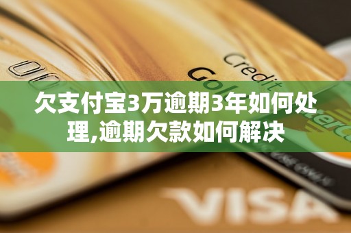 欠支付宝3万逾期3年如何处理,逾期欠款如何解决