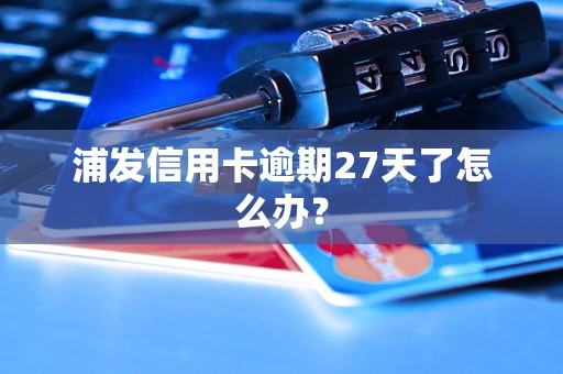 浦发信用卡逾期27天了怎么办？