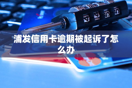 浦发信用卡逾期被起诉了怎么办