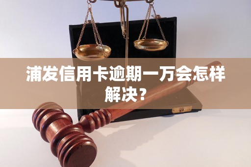 浦发信用卡逾期一万会怎样解决？