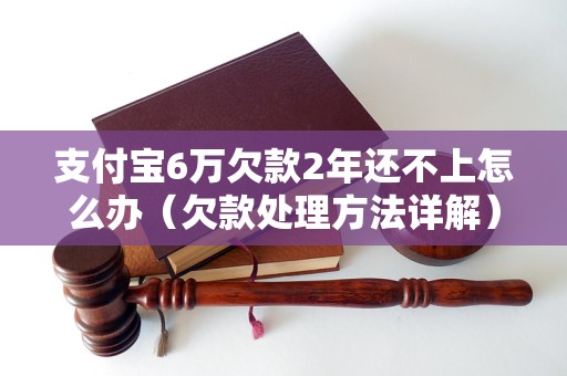 支付宝6万欠款2年还不上怎么办（欠款处理方法详解）