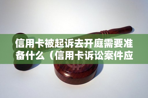 信用卡被起诉去开庭需要准备什么（信用卡诉讼案件应对指南）