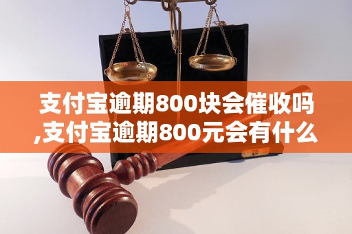 支付宝逾期800块会催收吗,支付宝逾期800元会有什么后果