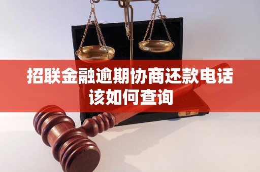 招联金融逾期协商还款电话该如何查询