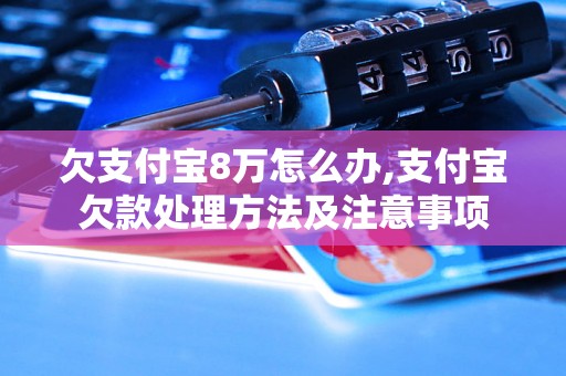 欠支付宝8万怎么办,支付宝欠款处理方法及注意事项