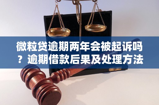 微粒贷逾期两年会被起诉吗？逾期借款后果及处理方法