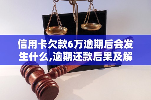 信用卡欠款6万逾期后会发生什么,逾期还款后果及解决办法