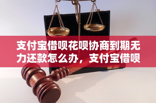 支付宝借呗花呗协商到期无力还款怎么办，支付宝借呗花呗逾期后果及解决方法