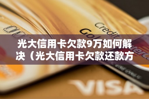 光大信用卡欠款9万如何解决（光大信用卡欠款还款方式）