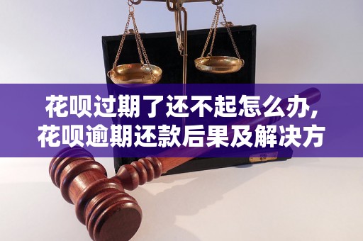 花呗过期了还不起怎么办,花呗逾期还款后果及解决方法