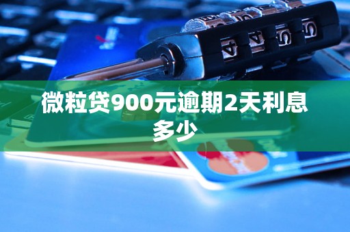 微粒贷900元逾期2天利息多少