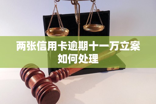 两张信用卡逾期十一万立案如何处理