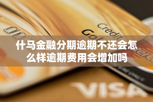 什马金融分期逾期不还会怎么样逾期费用会增加吗