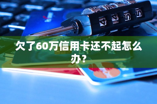 欠了60万信用卡还不起怎么办？