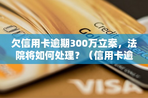 欠信用卡逾期300万立案，法院将如何处理？（信用卡逾期案件处理流程）