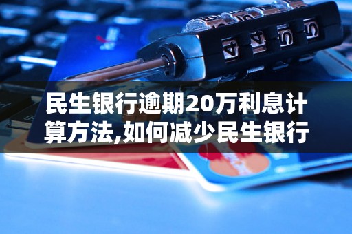 民生银行逾期20万利息计算方法,如何减少民生银行逾期20万利息