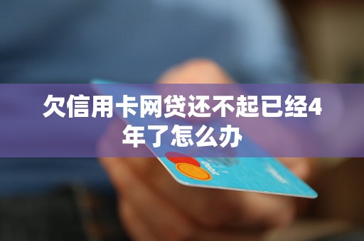 欠信用卡网贷还不起已经4年了怎么办