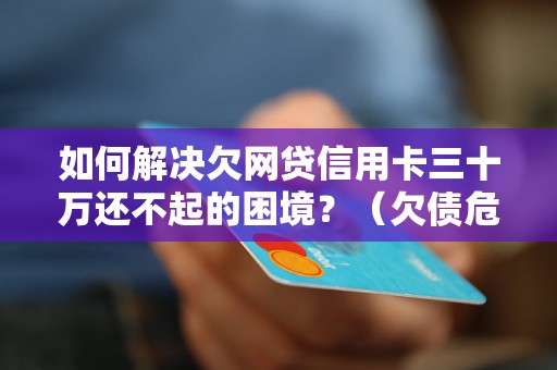 如何解决欠网贷信用卡三十万还不起的困境？（欠债危机应对策略分享）