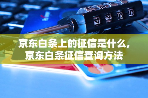 京东白条上的征信是什么,京东白条征信查询方法