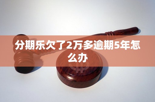 分期乐欠了2万多逾期5年怎么办