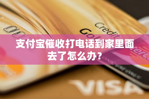 支付宝催收打电话到家里面去了怎么办？