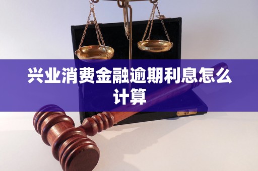 兴业消费金融逾期利息怎么计算