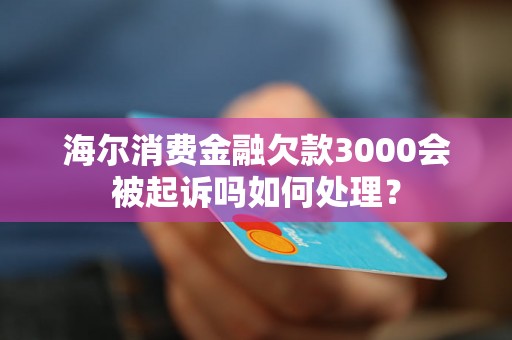 海尔消费金融欠款3000会被起诉吗如何处理？