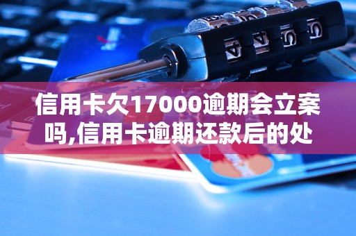 信用卡欠17000逾期会立案吗,信用卡逾期还款后的处理方式