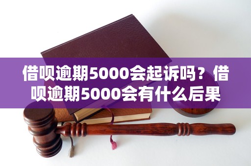 借呗逾期5000会起诉吗？借呗逾期5000会有什么后果？