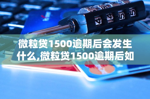 微粒贷1500逾期后会发生什么,微粒贷1500逾期后如何处理