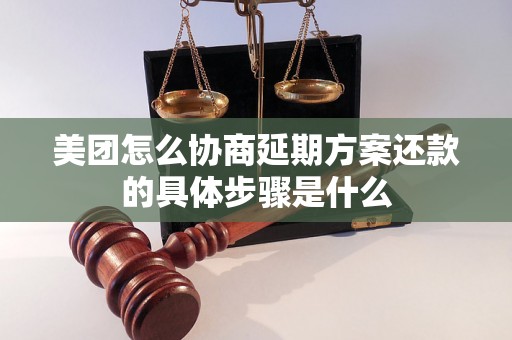 美团怎么协商延期方案还款的具体步骤是什么