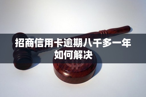 招商信用卡逾期八千多一年如何解决