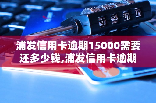 浦发信用卡逾期15000需要还多少钱,浦发信用卡逾期15000后果严重吗