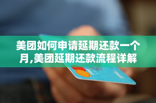 美团如何申请延期还款一个月,美团延期还款流程详解