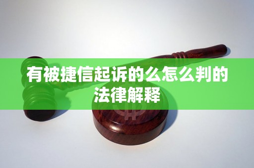 有被捷信起诉的么怎么判的法律解释