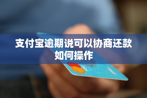 支付宝逾期说可以协商还款如何操作