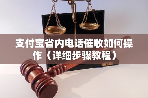 支付宝省内电话催收如何操作（详细步骤教程）