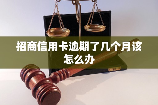 招商信用卡逾期了几个月该怎么办