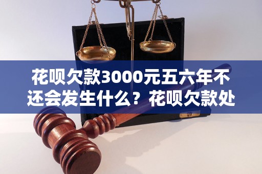 花呗欠款3000元五六年不还会发生什么？花呗欠款处理方法详解