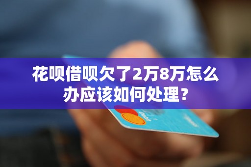 花呗借呗欠了2万8万怎么办应该如何处理？