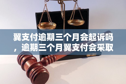 翼支付逾期三个月会起诉吗，逾期三个月翼支付会采取什么样的法律行动