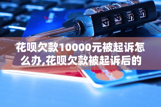 花呗欠款10000元被起诉怎么办,花呗欠款被起诉后的处理方法