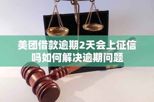 美团借款逾期2天会上征信吗如何解决逾期问题