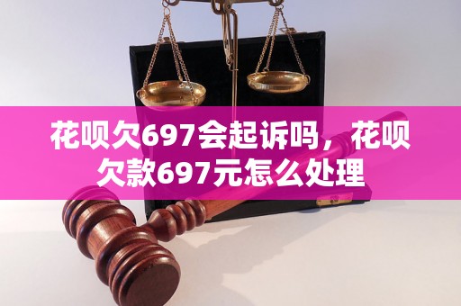 花呗欠697会起诉吗，花呗欠款697元怎么处理