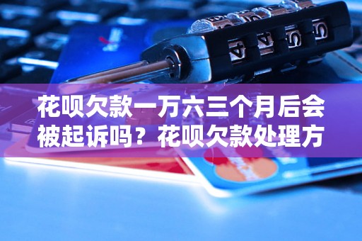 花呗欠款一万六三个月后会被起诉吗？花呗欠款处理方法分享