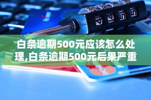 白条逾期500元应该怎么处理,白条逾期500元后果严重吗