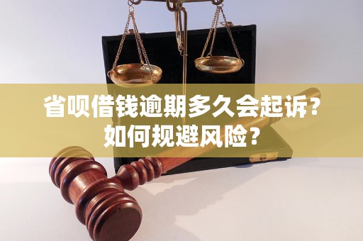 省呗借钱逾期多久会起诉？如何规避风险？