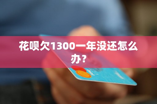 花呗欠1300一年没还怎么办？