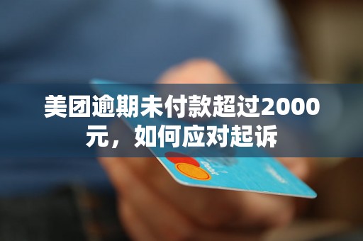 美团逾期未付款超过2000元，如何应对起诉